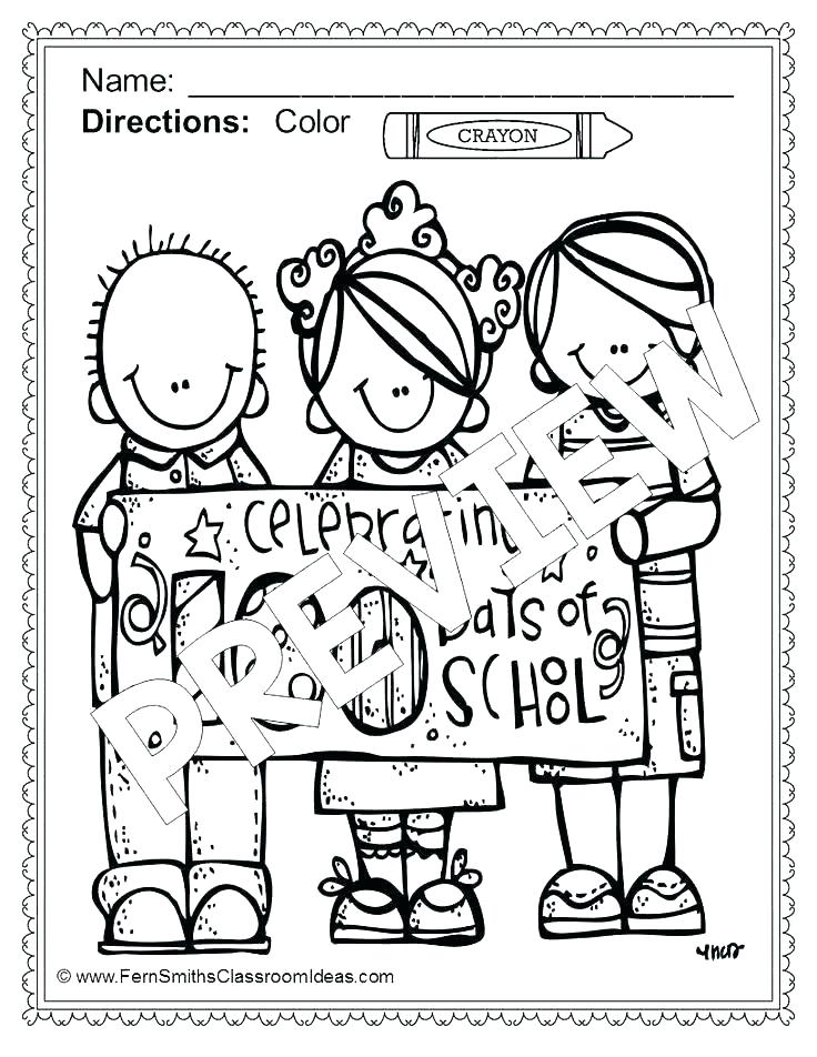 736x952 Trend Days Of School Coloring Pages Fee Day Printable Best Trend