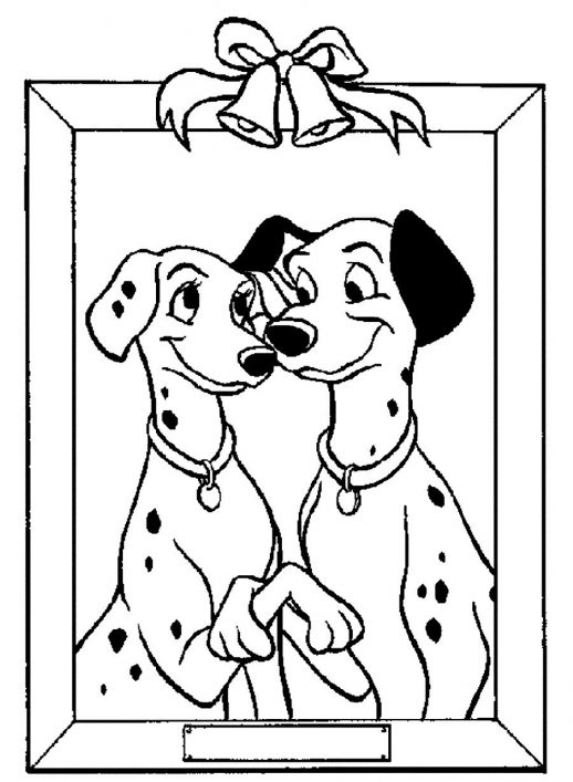 Perdi And Pongo Family Picture 101 Dalmatians Coloring Pages 518x707 Perdi And Pongo Family Picture 101 Dalmatians Coloring Pages