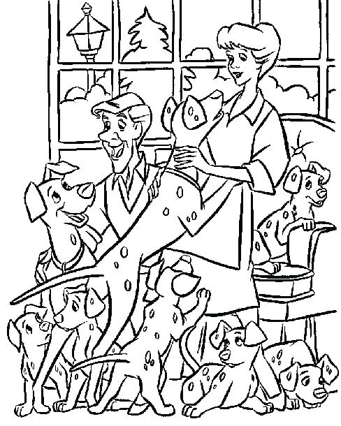 101 Dalmation Coloring Pages at GetColorings.com | Free printable ...