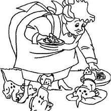 101 Dalmatians Coloring Pages 220x220 101 Dalmatians Coloring Pages
