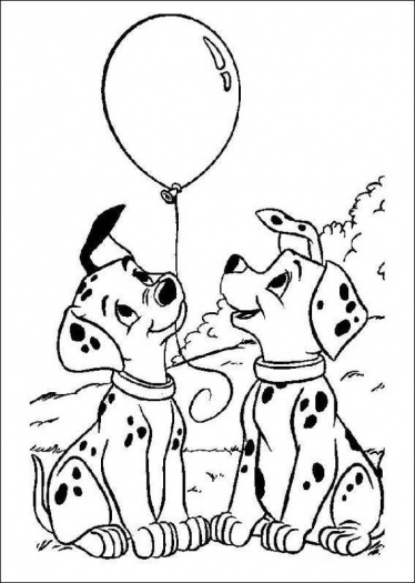 374x525 101 Dalmation Coloring Pages Printable Coloring Pages