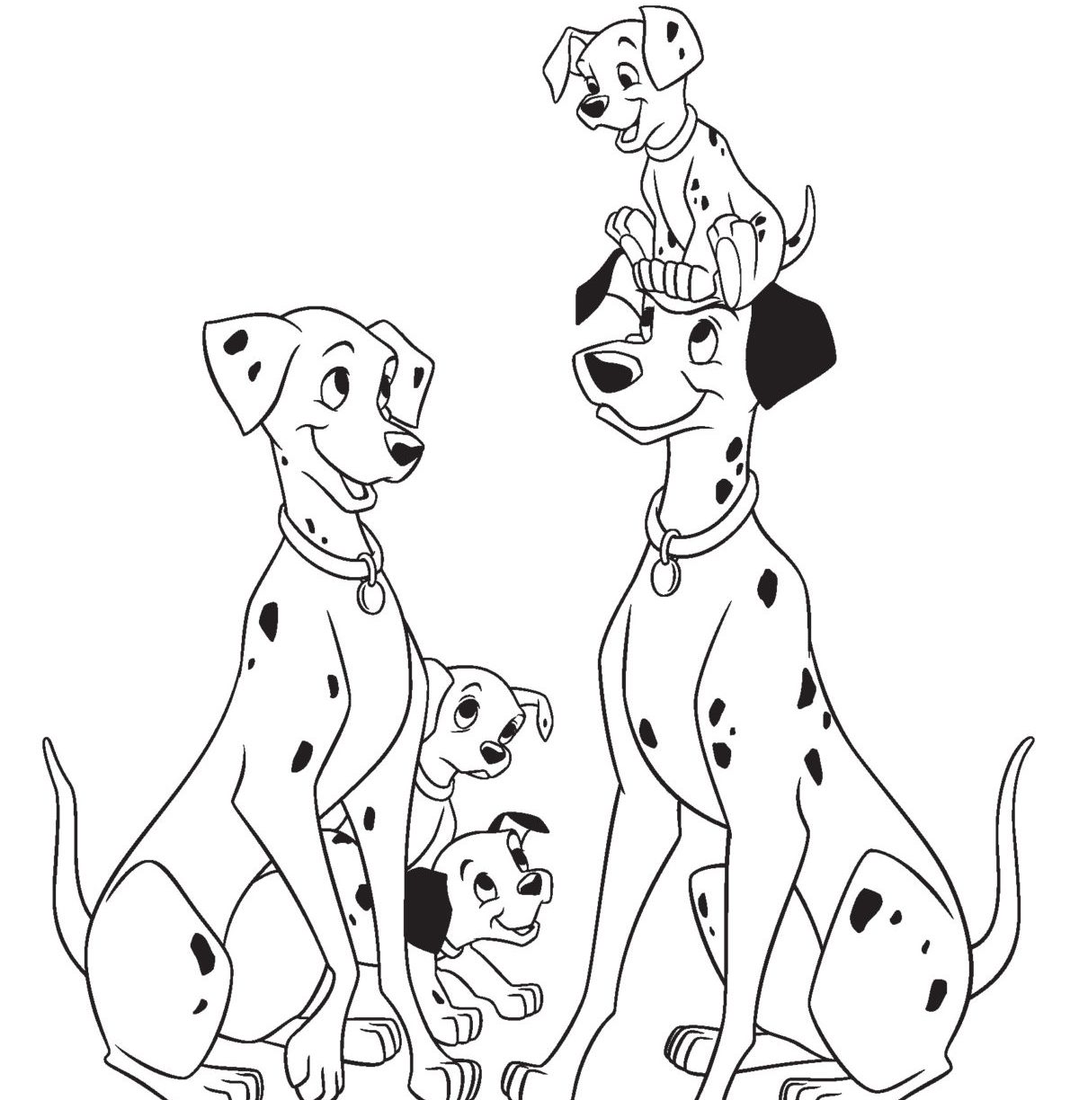 1200x1224 Dalmation Coloring Pages Asoboo Free Printable Animals 101
