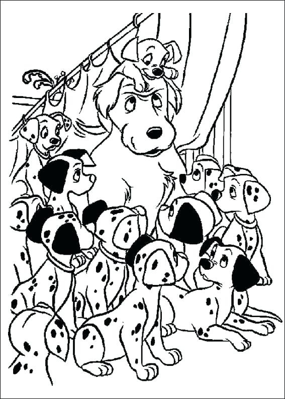 101 Dalmation Coloring Pages Printable at GetColorings.com | Free ...