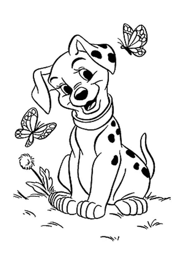 600x849 101 Dalmatians Coloring Pages To Print