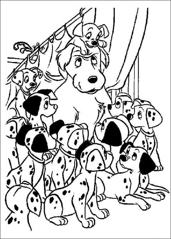 Kids N 77 Coloring Pages Of 101 Dalmatians 567x794 Kids N 77 Coloring Pages Of 101 Dalmatians