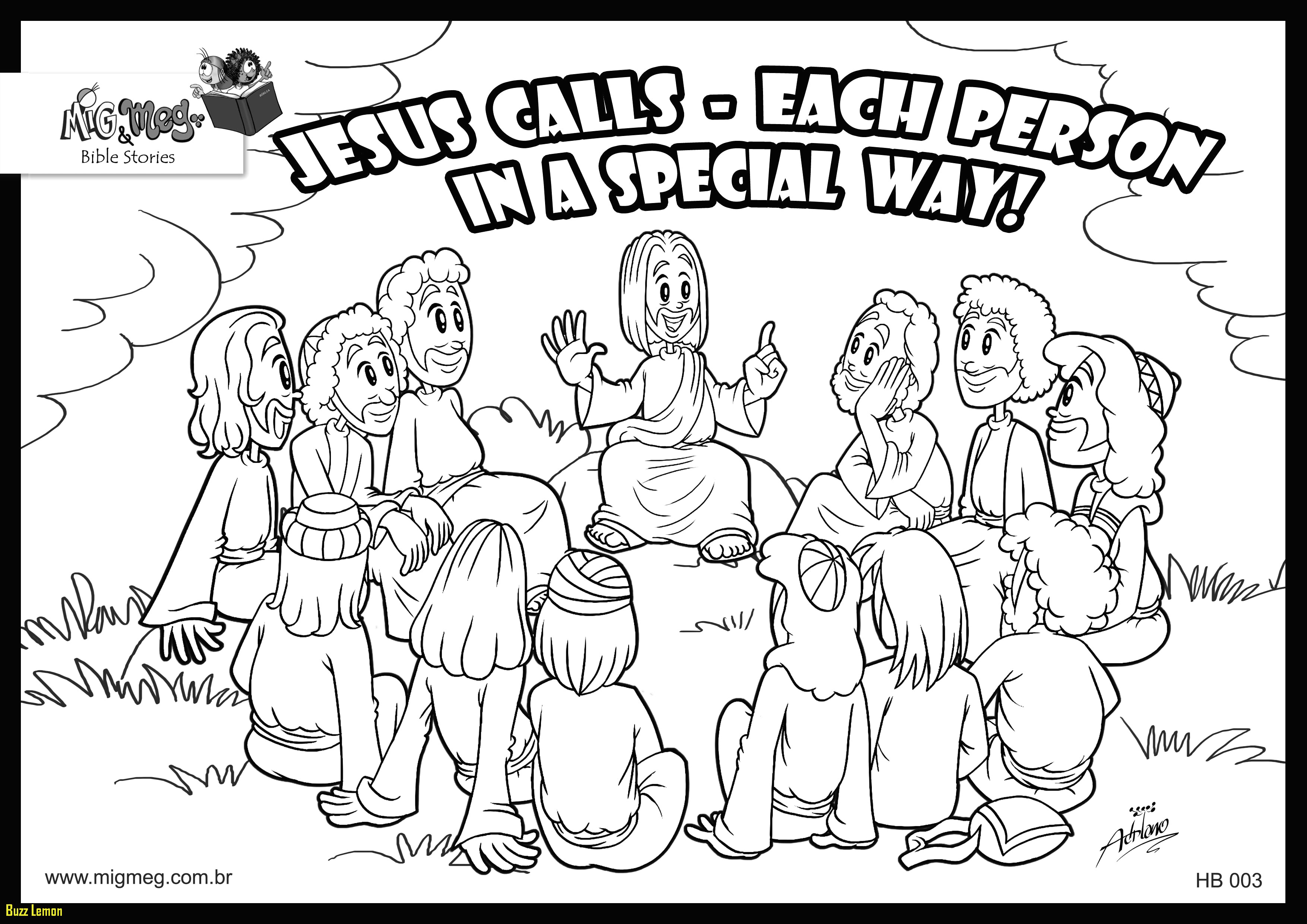 3508x2480 Coloring Page 12 Disciples Inspirational Amazing Jesus And The 12
