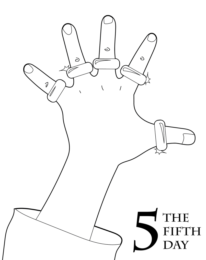 806x1018 The 12 Days Of Christmas Coloring Book Parents