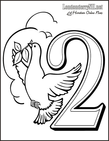 465x600 12 Days Of Christmas Coloring Pages