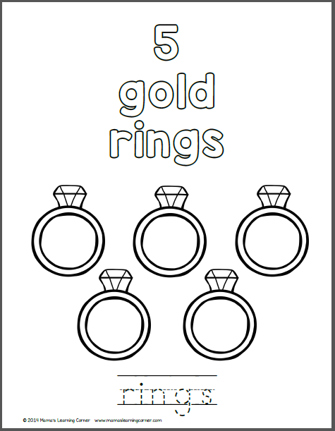 475x611 12 Days Of Christmas Coloring Pages