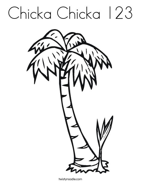 Chicka Chicka 123 Coloring Page 468x605 Chicka Chicka 123 Coloring Page