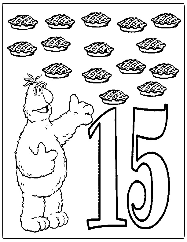 612x792 Number 15 Coloring Page Az Coloring Pages Coloring Page