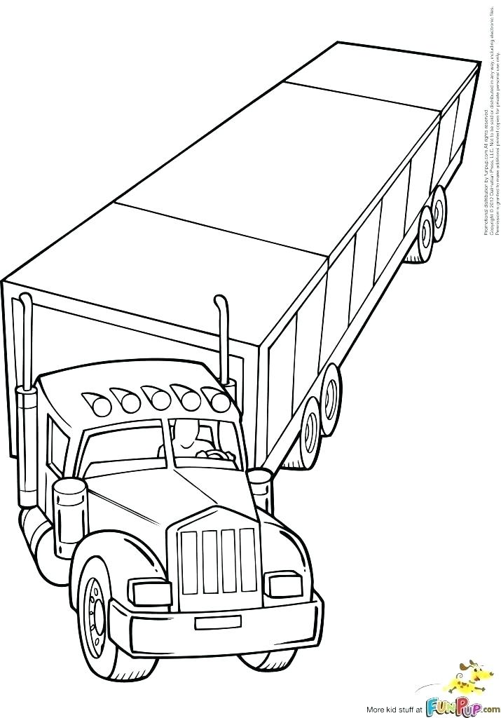 715x1024 18 Wheeler Coloring Pages Semi Truck Coloring Pages Free Printable