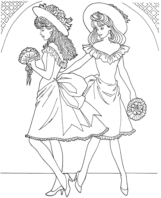 534x656 Top Model Coloring Pages To Download And Print For Free