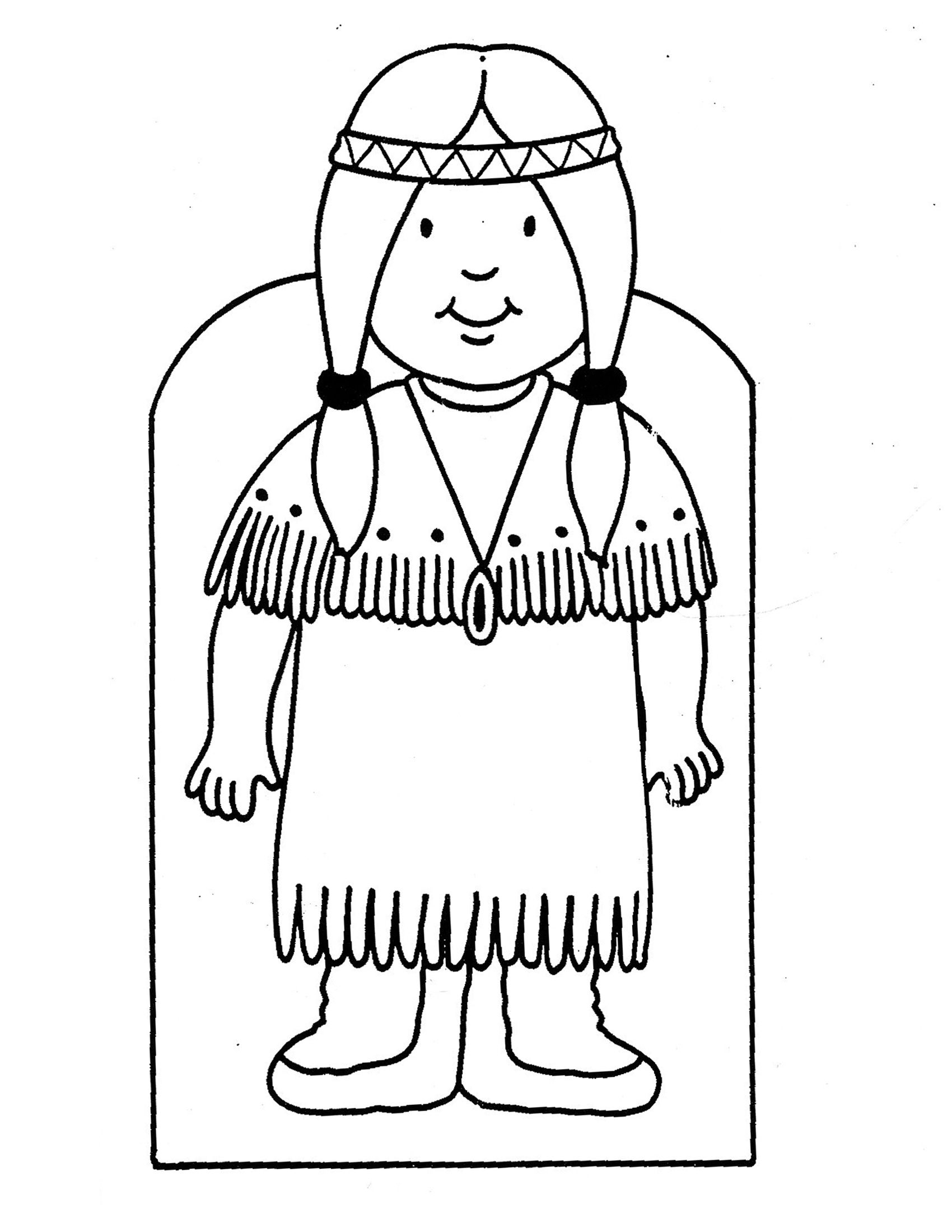 Indian Coloring Pages 1700x2200 Indian Coloring Pages