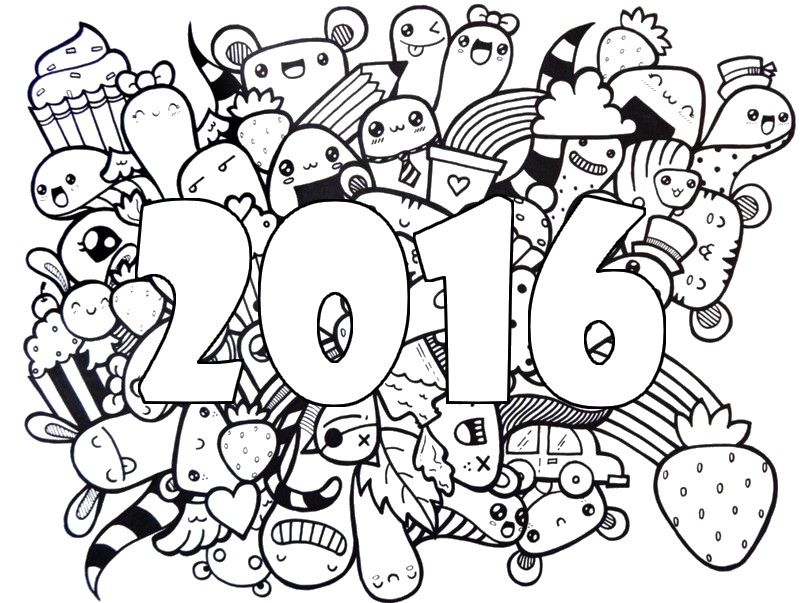 Wishes For A Happy 2016 Grown Up Coloring Pages 801x603 Wishes For A Happy 2016 Grown Up Coloring Pages