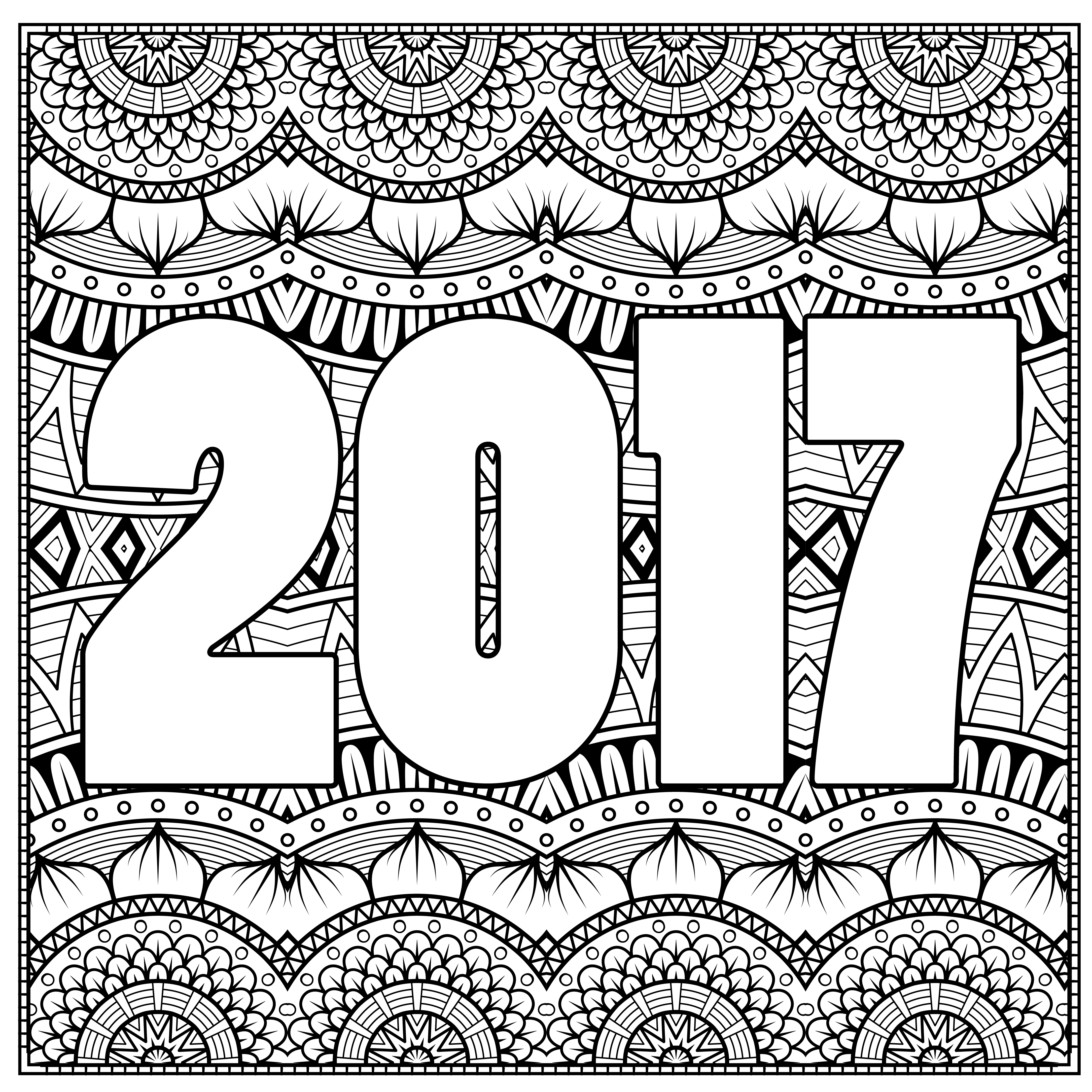 4337x4337 Amazing Design 2017 Coloring Pages Free 2017 Coloring Page Make