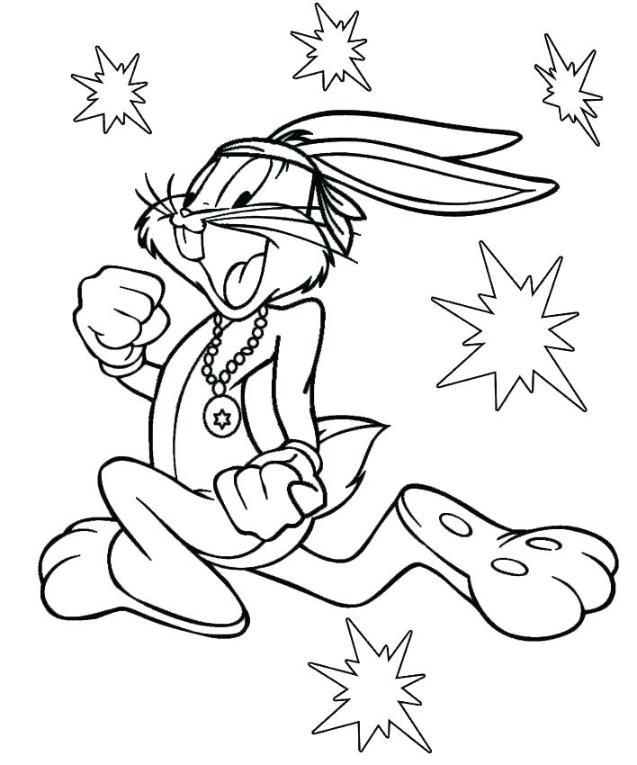 708x850 Coloring Pages For Adults Easy Gangsta Gangster Bunny Sheet Bugs