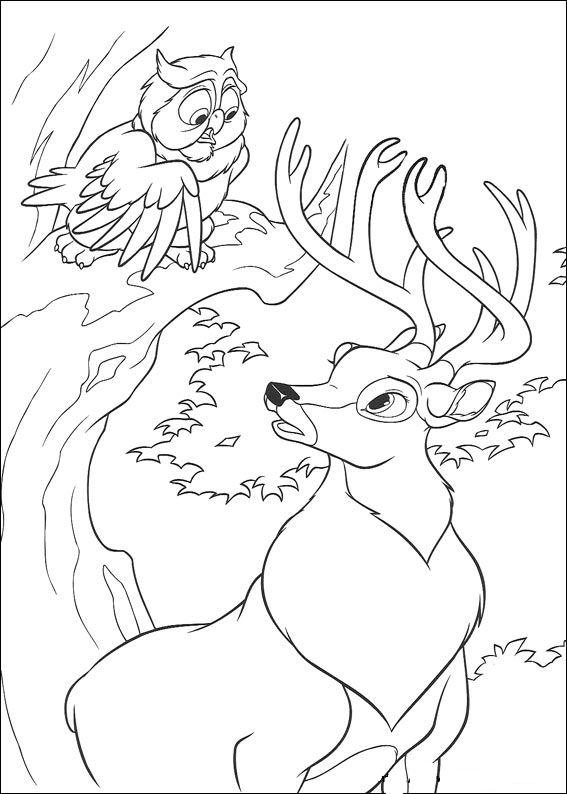 567x794 Bambi Coloring Page 43