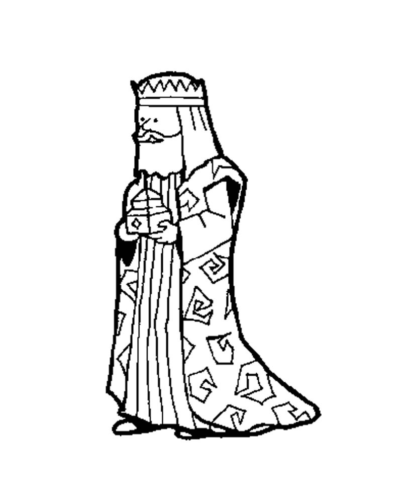 800x1000 The Wise Man Melchior Coloring Pages