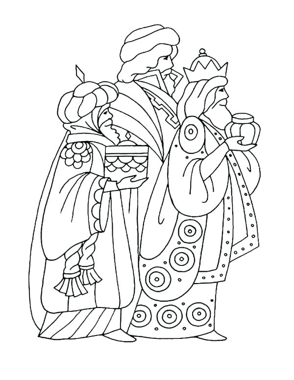 600x776 Wise Men Coloring Pages Click To See Printable Version Of 3 Wise