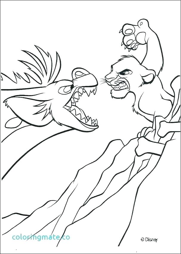 607x850 Lion King Coloring Pages Online Game