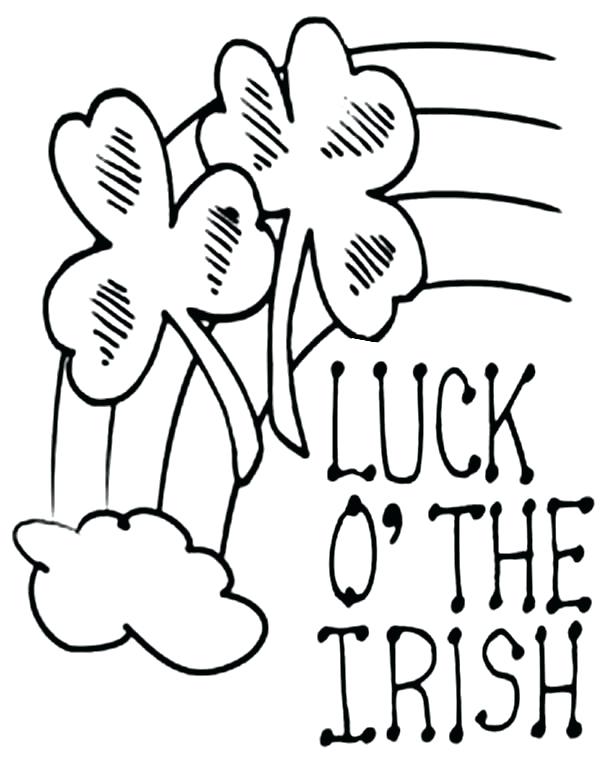 3 Leaf Clover Coloring Pages at GetColorings.com | Free printable