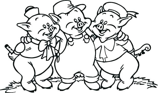 Pigs Coloring Pages Three Little Pigs Coloring Page Pigs Coloring 618x364 Pigs Coloring Pages Three Little Pigs Coloring Page Pigs Coloring
