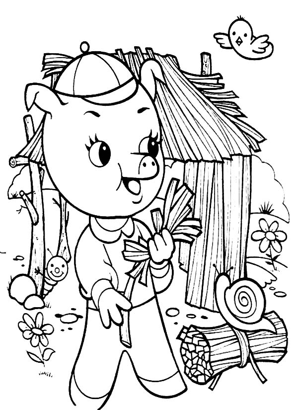 Three Little Pigs Coloring Pages 1 Batch Coloring 600x825 Three Little Pigs Coloring Pages 1 Batch Coloring
