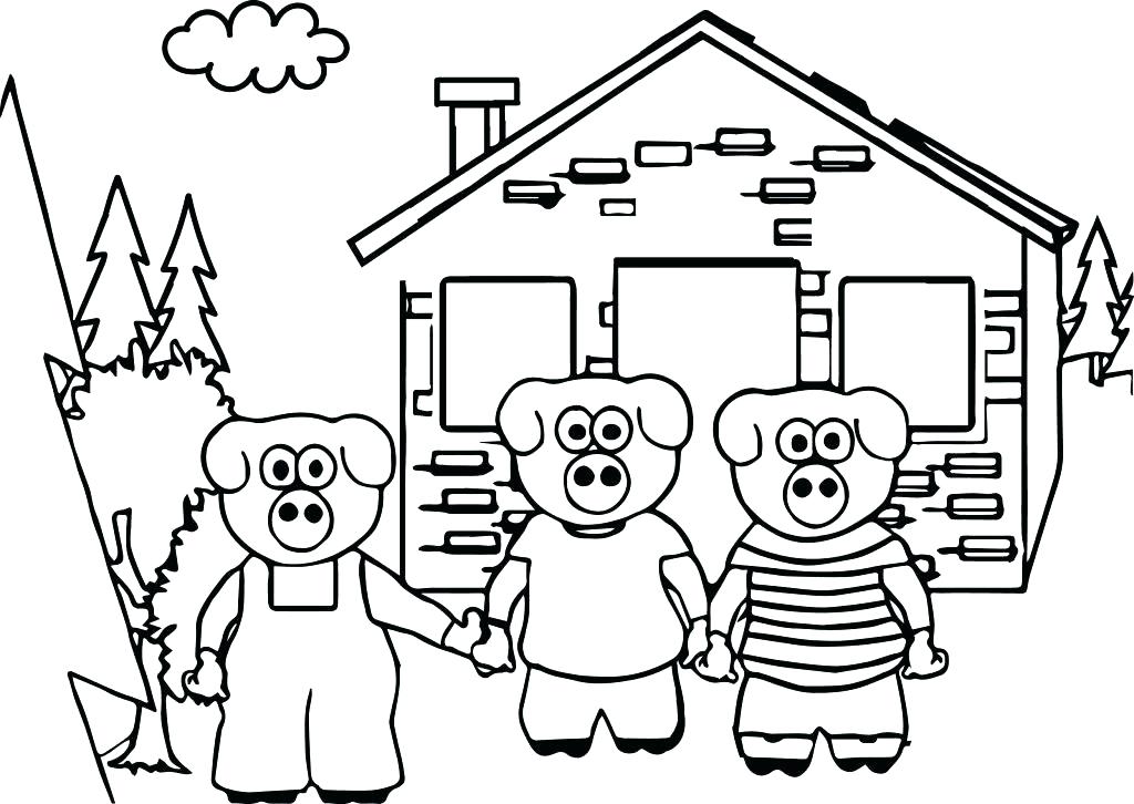 Three Little Pigs Coloring Pages Coloring Sheets For The Three 1024x726 Three Little Pigs Coloring Pages Coloring Sheets For The Three