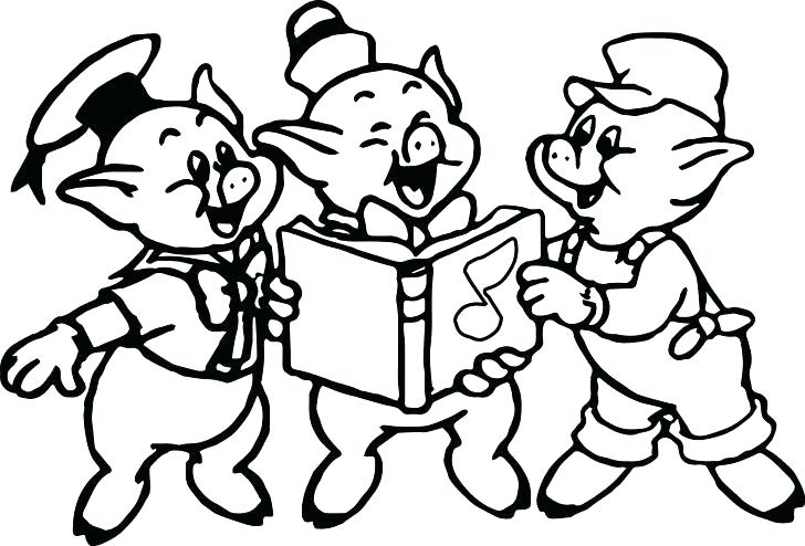 3 Little Pigs Coloring Pages Three Little Pigs Coloring Pages 728x494 3 Little Pigs Coloring Pages Three Little Pigs Coloring Pages