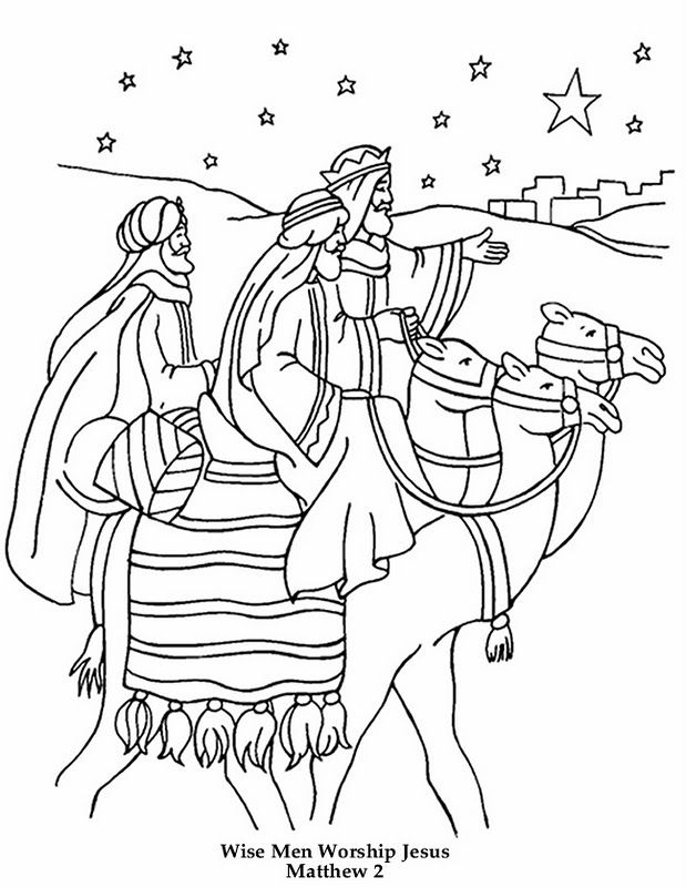 Wise Men Coloring Page Christmas Magos Y Rey 619x800 Wise Men Coloring Page Christmas Magos Y Rey
