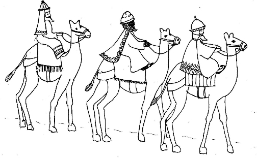 3 Wise Men Coloring Page Printable 504x311 3 Wise Men Coloring Page Printable