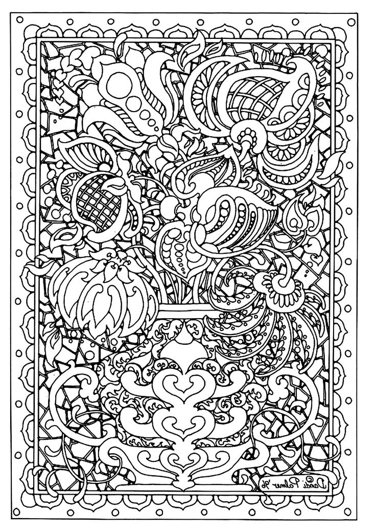 3d Abstract Coloring Pages
