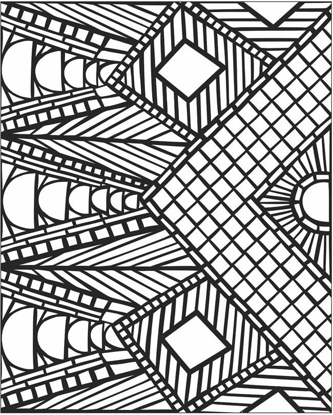 3d Abstract Coloring Pages at GetColorings.com | Free printable ...