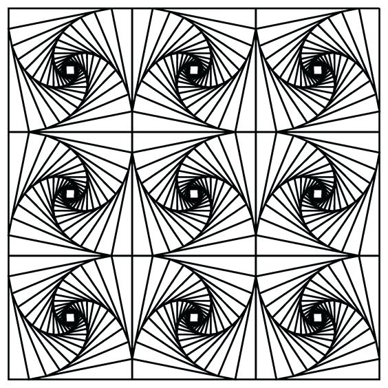 564x564 3d Coloring Pages Printable Optical Illusion Coloring Pages