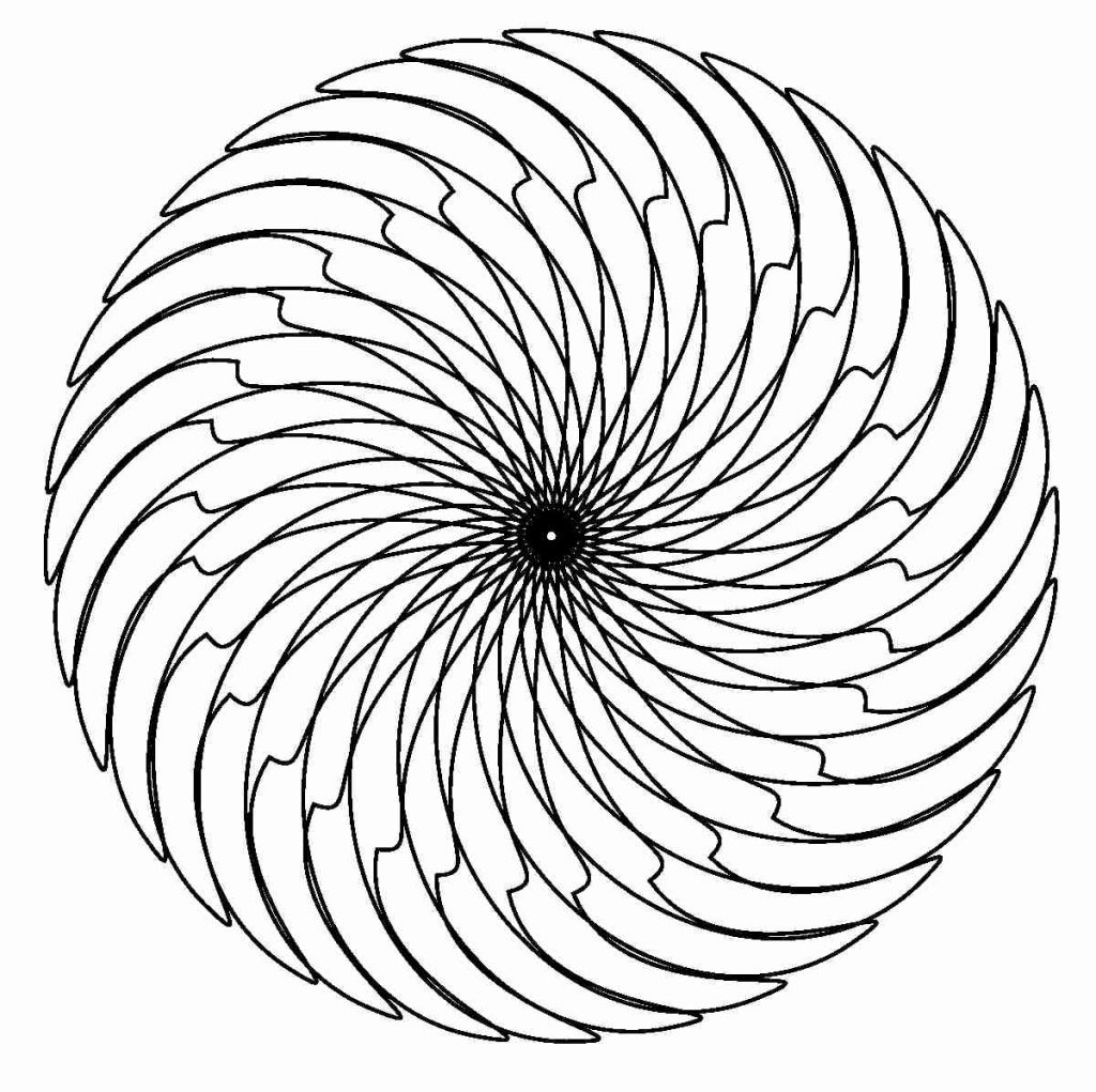 1024x1021 3d Coloring Pages