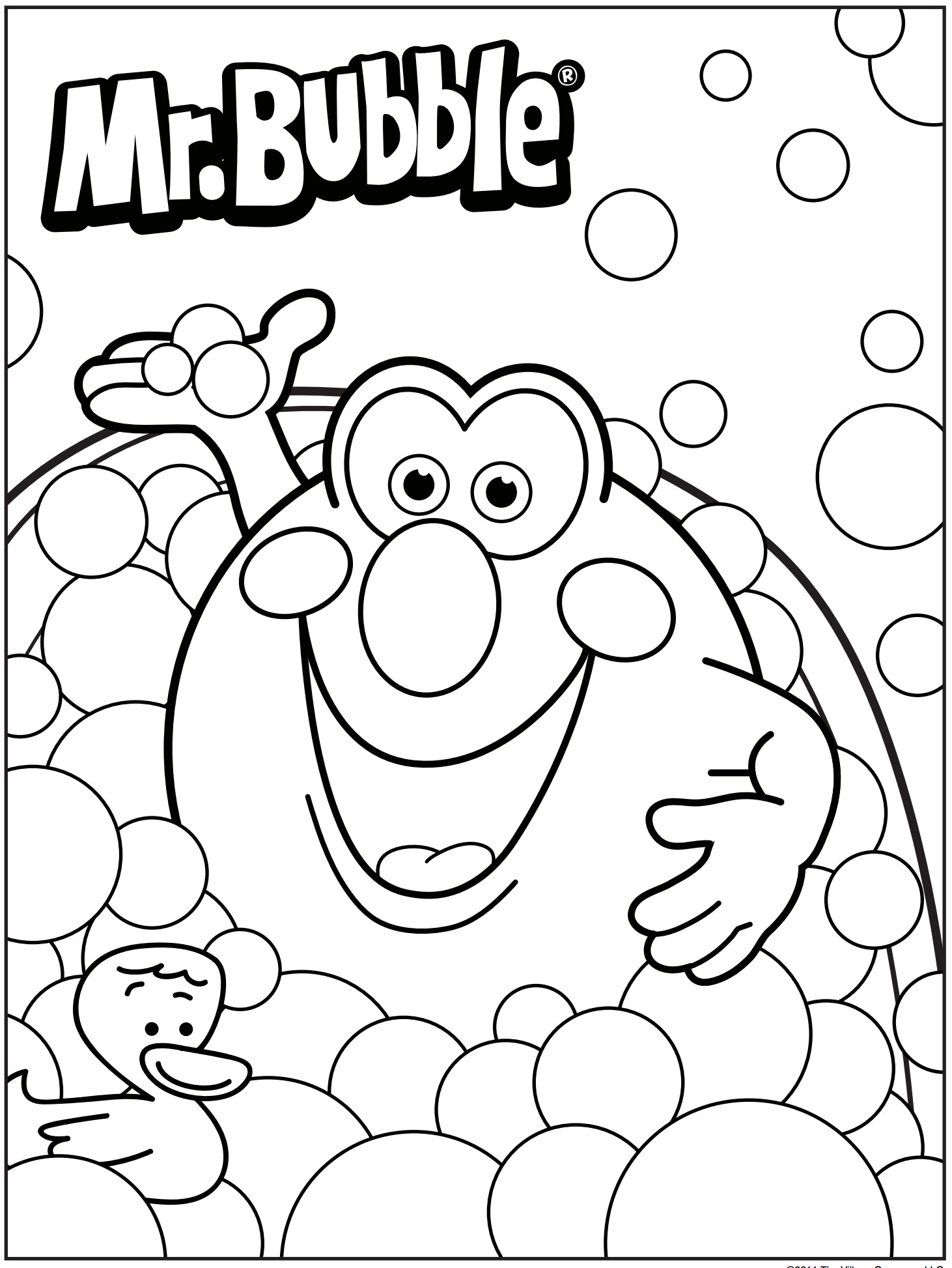 1462x1946 Bath Time 3d Coloring Pages Cool Bubble Acpra