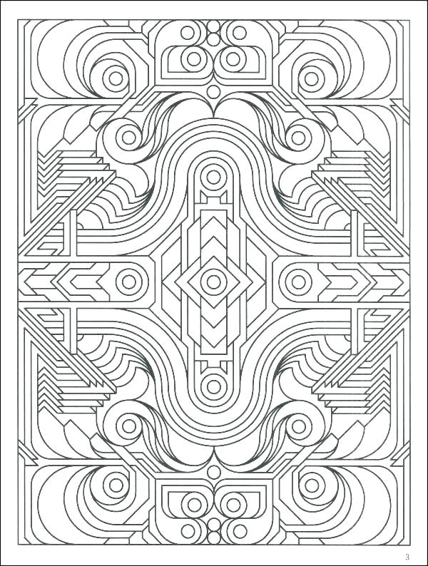 600x794 3d Coloring Pages Geometric Shapes Coloring Pages Geometric