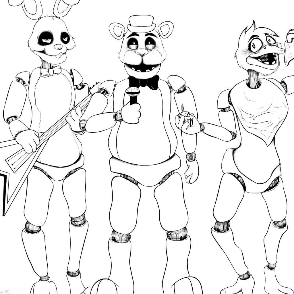 Fnaf Coloring Pages 28 Coloring Pages For Kids 1024x1023 Fnaf Coloring Pages 28 Coloring Pages For Kids