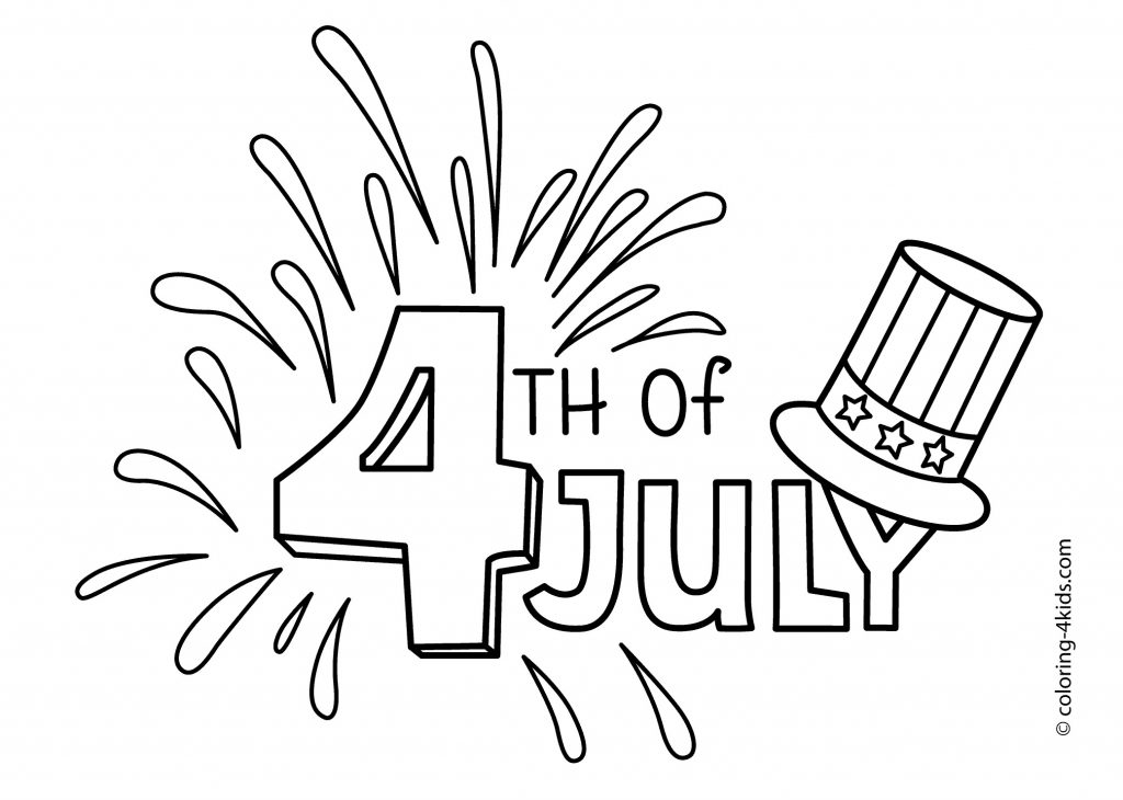 1024x730 4th Of July Coloring Pages Preschool Copy New Fourth July Coloring