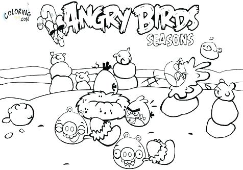 476x333 4 Seasons Coloring Pages Printable Season Angry Birds Colo