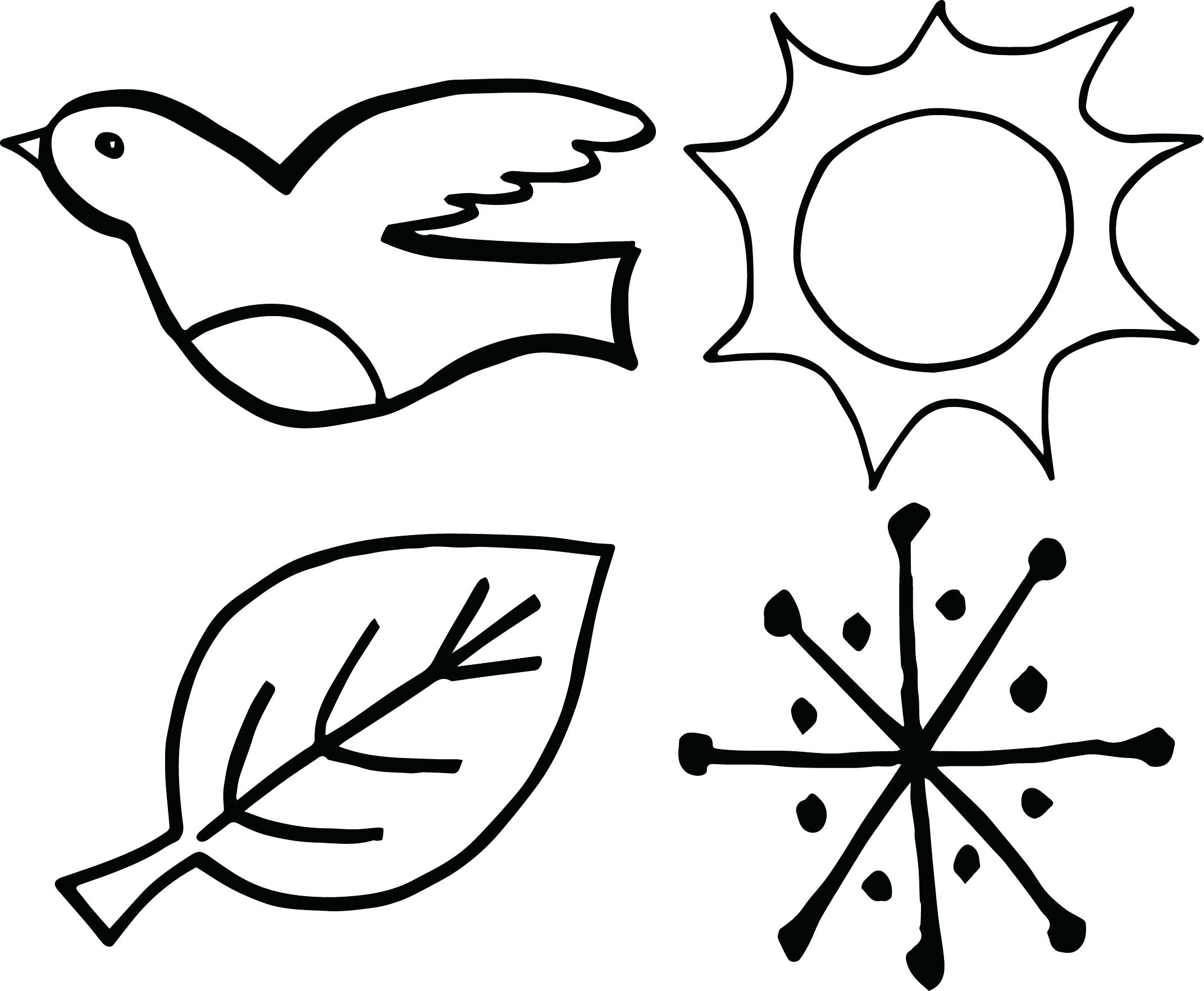 2144x1765 Autumn Leaf Season Coloring Page Free Leaves Sheets Drawn Pencil