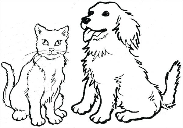 Coloring Pages Dog And Cat Color Pages Of Dogs Coloring Pages Dogs 600x420 Coloring Pages Dog And Cat Color Pages Of Dogs Coloring Pages Dogs