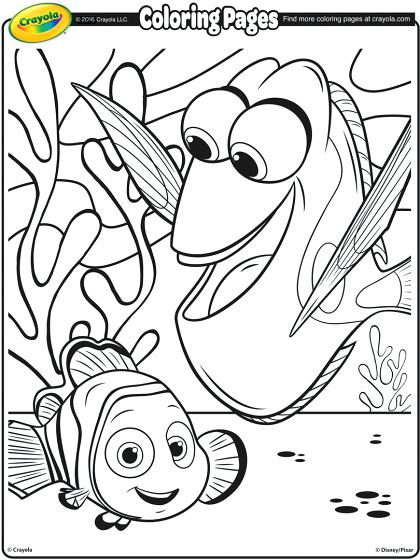 Nemo Fish Coloring Pages Finding Dory Dory Finding Nemo Fish 420x560 Nemo Fish Coloring Pages Finding Dory Dory Finding Nemo Fish