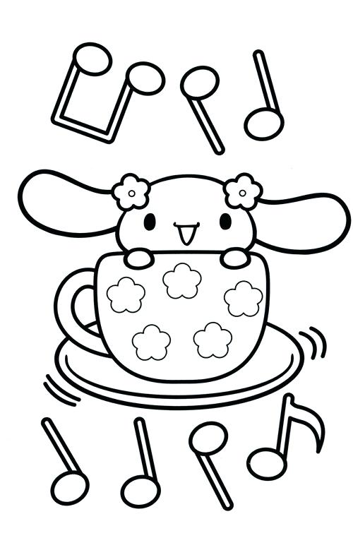 San X Coloring Pages 500x762 San X Coloring Pages