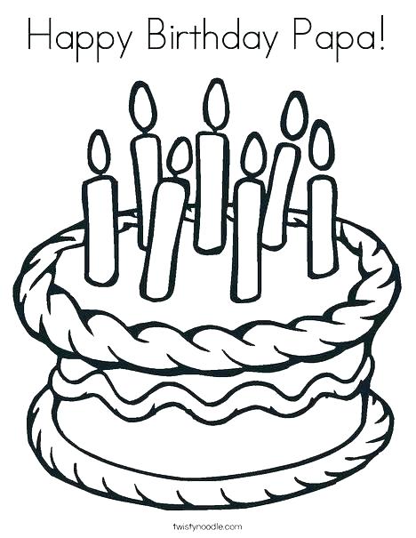 Happy 4th Birthday Coloring Pages 468x605 Happy 4th Birthday Coloring Pages