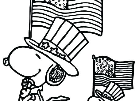 4th Of July Color Pages 440x330 4th Of July Color Pages