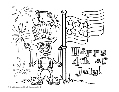 Fourth Of July Parade Colouring Page Classroom Helpers 400x309 Fourth Of July Parade Colouring Page Classroom Helpers