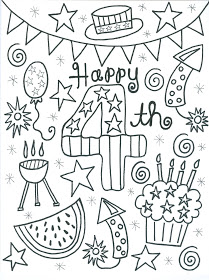 4th Of July Coloring Page Independence Day 209x280 4th Of July Coloring Page Independence Day