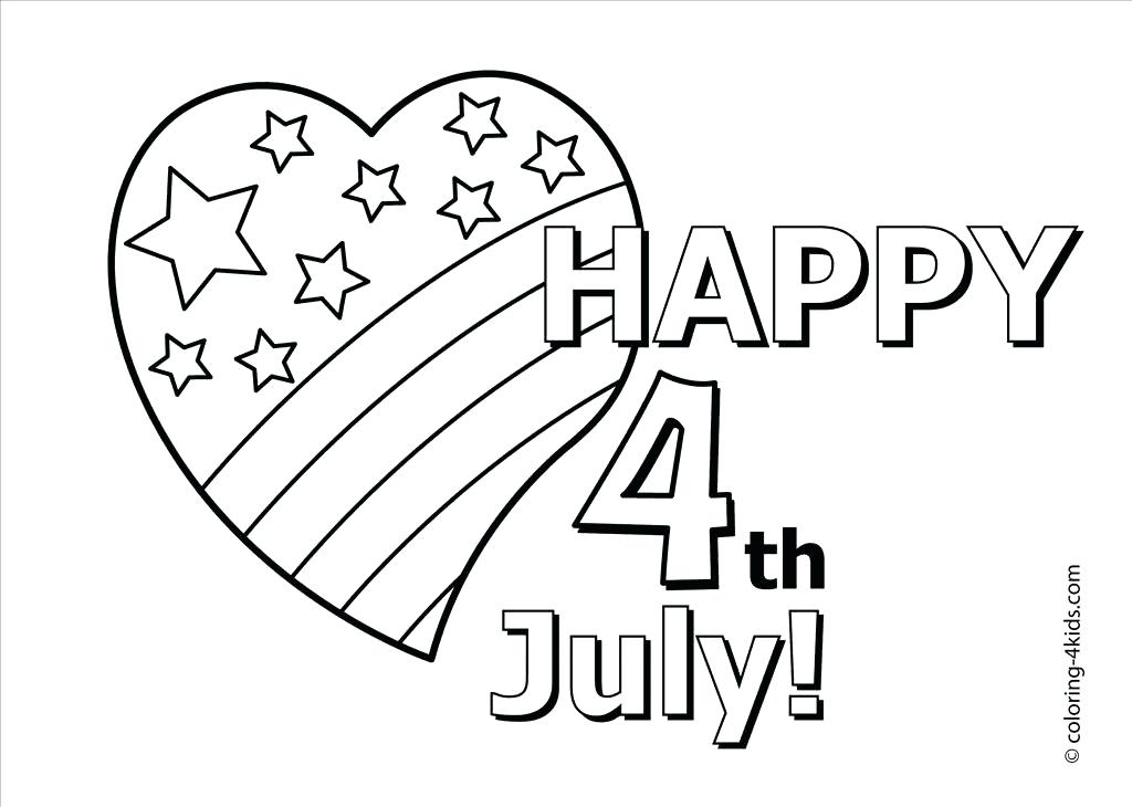4th Of July Coloring Coloring Pages Collection 1024x730 4th Of July Coloring Coloring Pages Collection